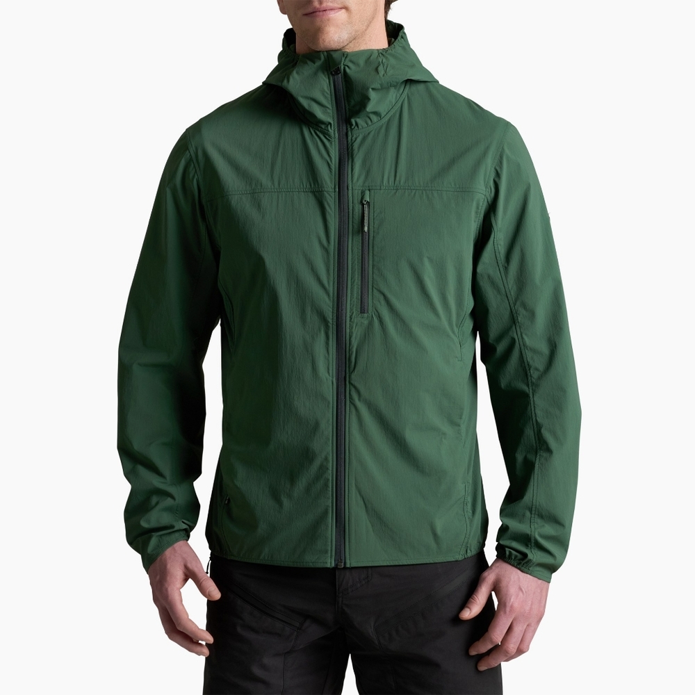 Kuhl Men's Dark Green Lightweight Hooded Jacket
